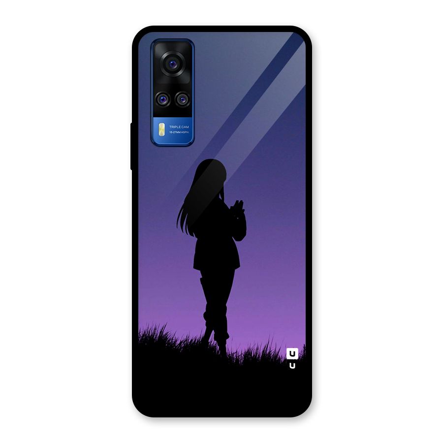 Hinata Shadow Glass Back Case for Vivo Y31