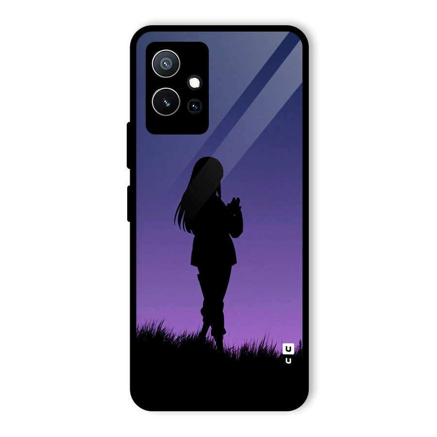 Hinata Shadow Glass Back Case for Vivo Y75 5G