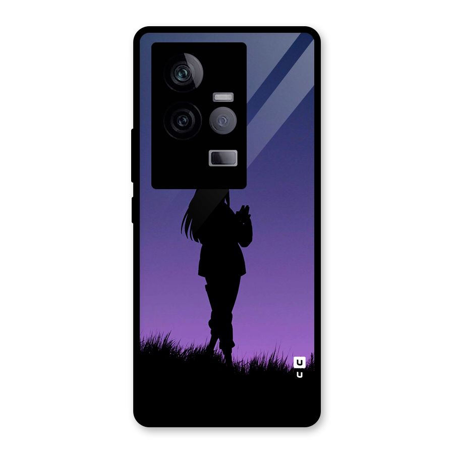 Hinata Shadow Glass Back Case for Vivo iQOO 11 5G