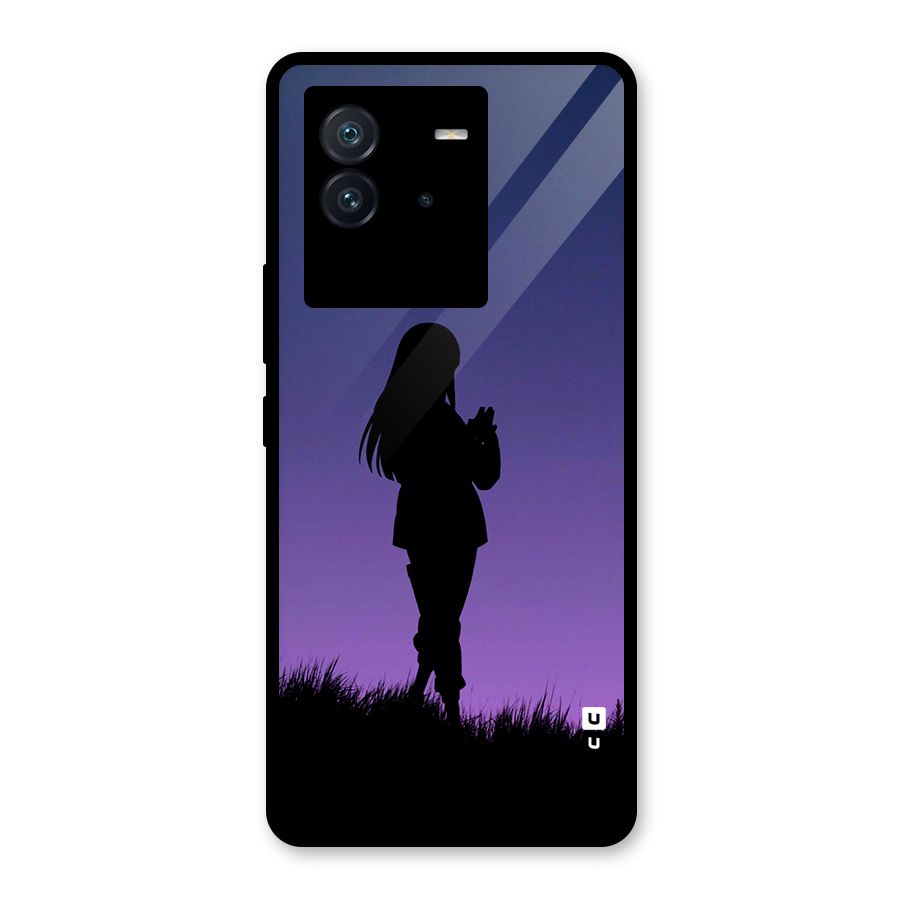 Hinata Shadow Glass Back Case for Vivo iQOO Neo 6 5G