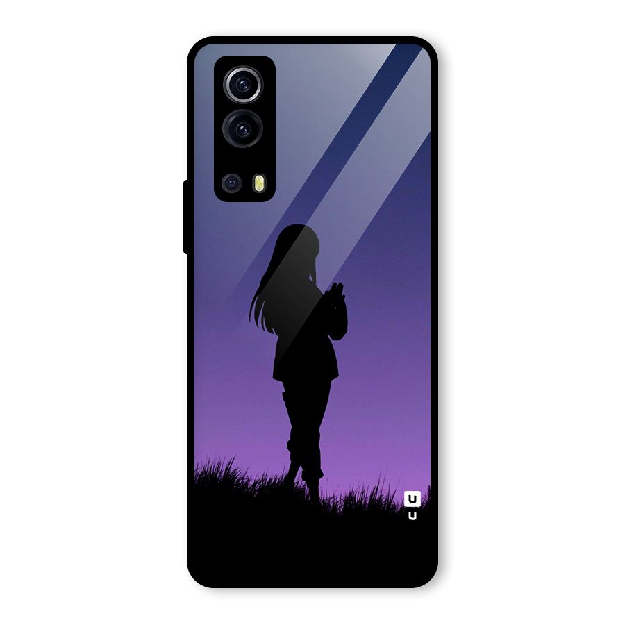 Hinata Shadow Glass Back Case for Vivo iQOO Z3