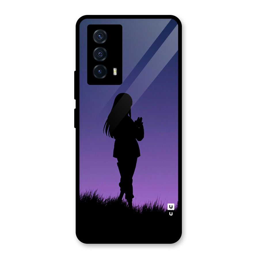 Hinata Shadow Glass Back Case for Vivo iQOO Z5