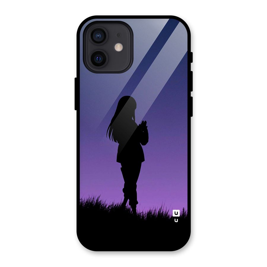 Hinata Shadow Glass Back Case for iPhone 12