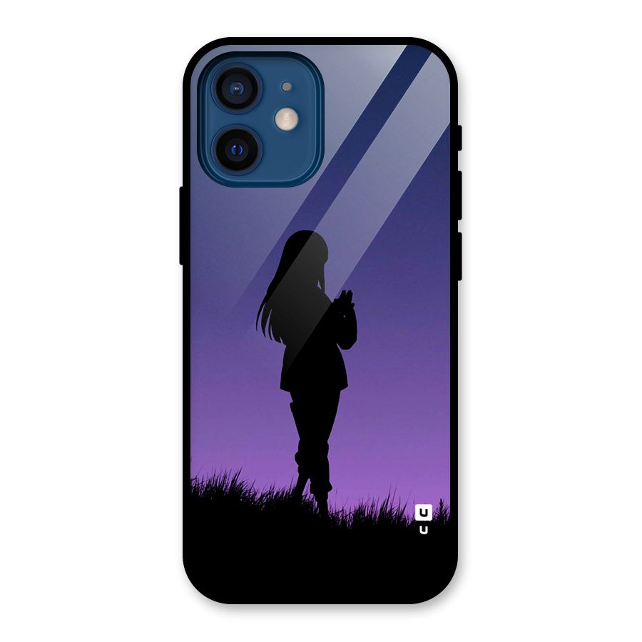 Hinata Shadow Glass Back Case for iPhone 12 Mini