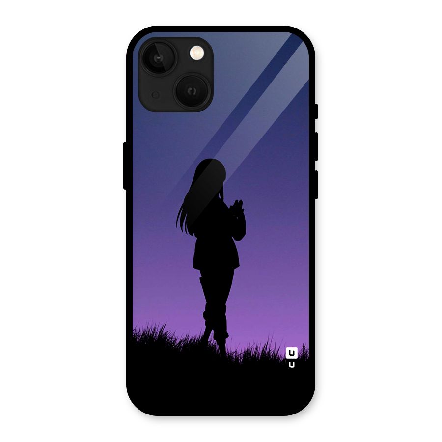 Hinata Shadow Glass Back Case for iPhone 13
