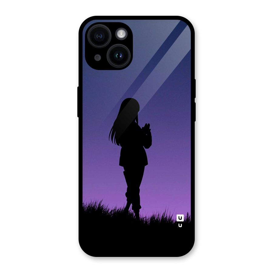 Hinata Shadow Glass Back Case for iPhone 14