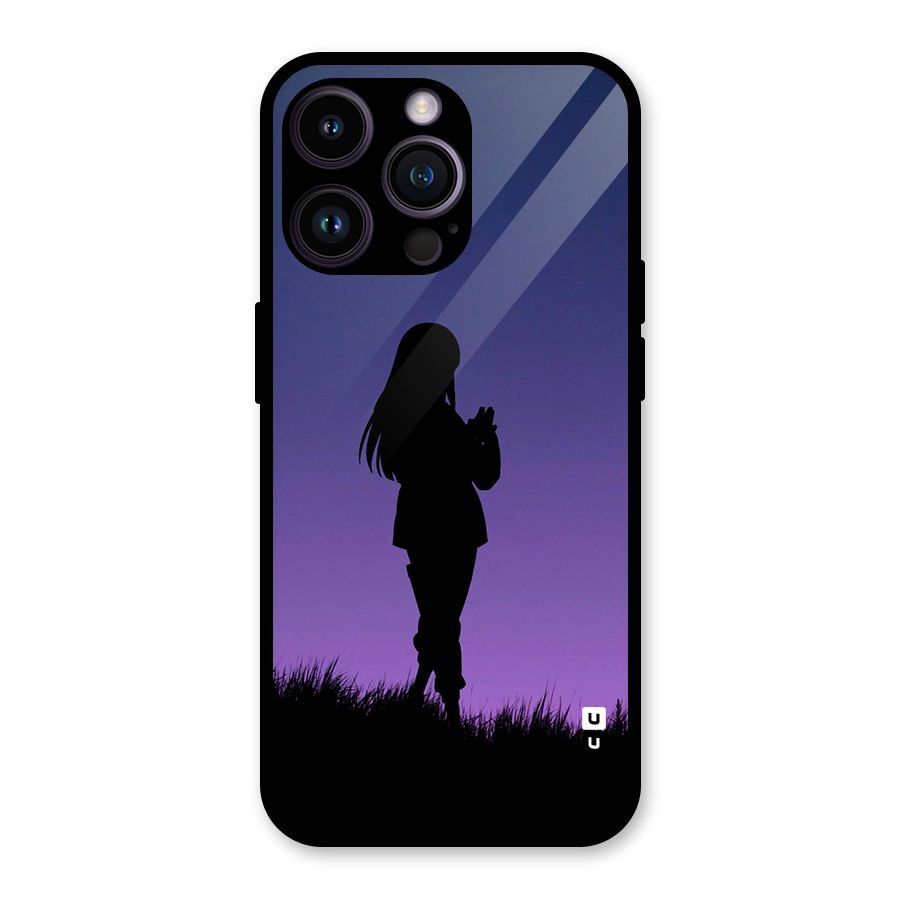 Hinata Shadow Glass Back Case for iPhone 14 Pro Max