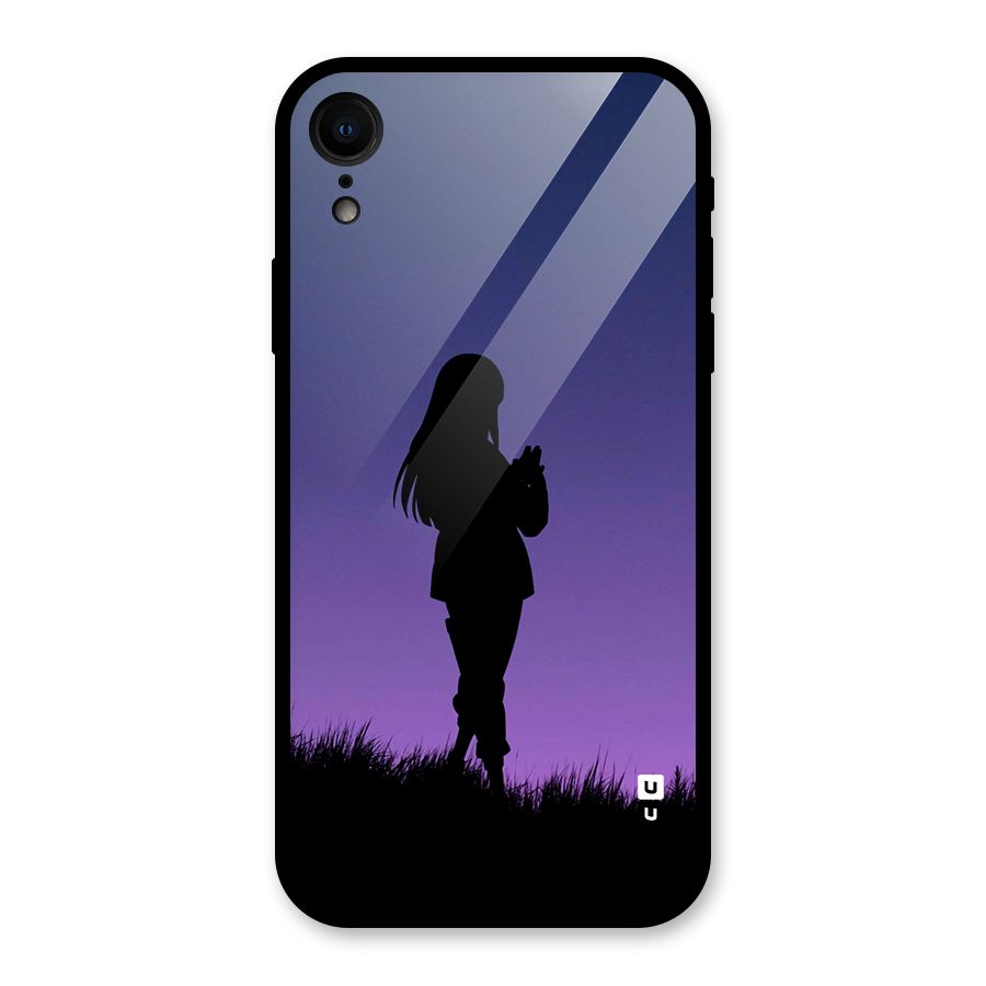 Hinata Shadow Glass Back Case for iPhone XR