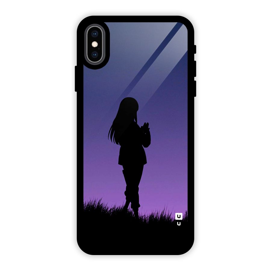 Hinata Shadow Glass Back Case for iPhone XS Max