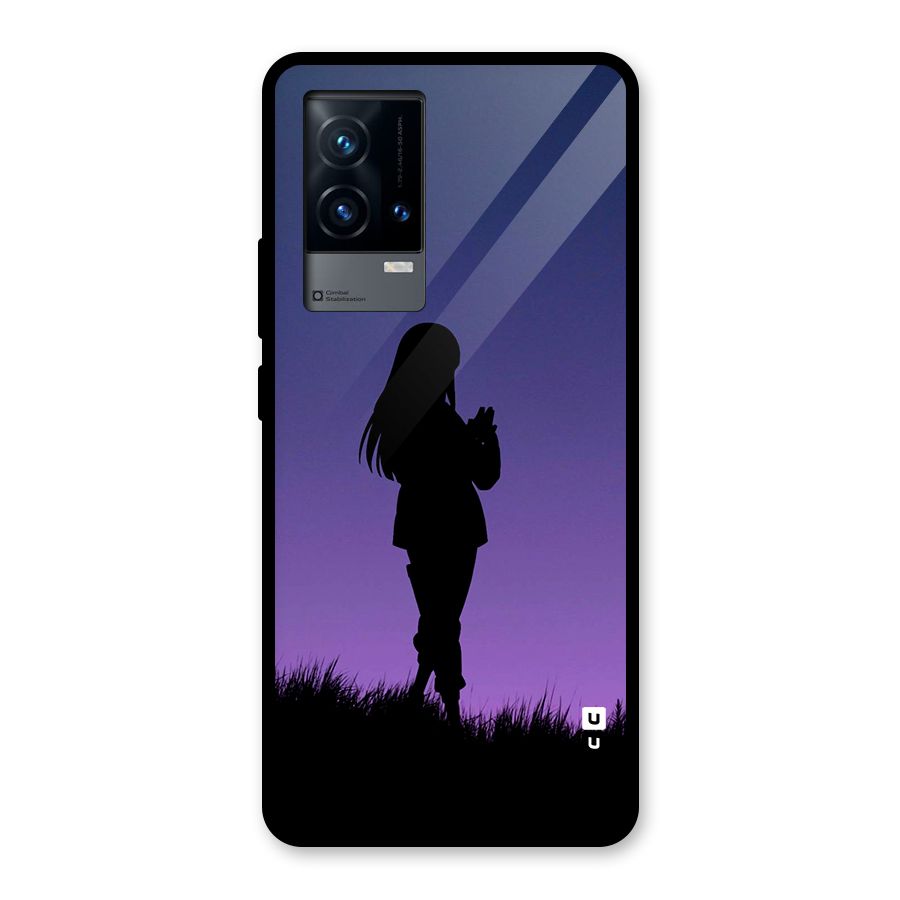 Hinata Shadow Glass Back Case for iQOO 9 5G