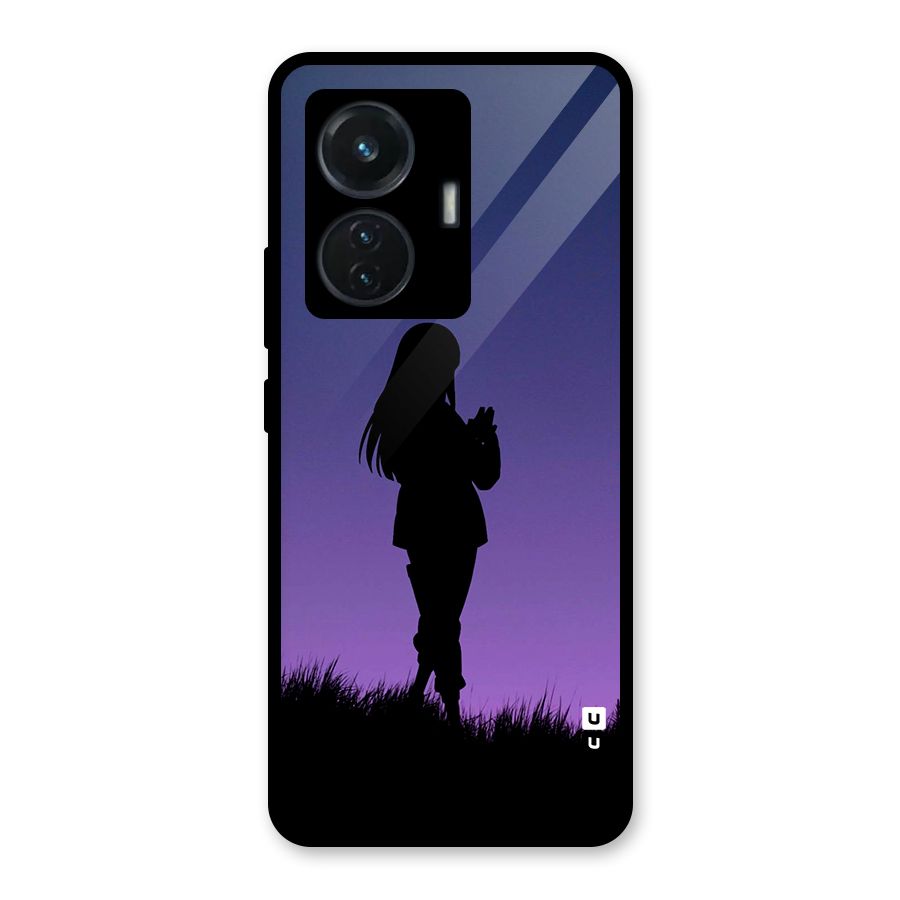 Hinata Shadow Glass Back Case for iQOO Z6 44W