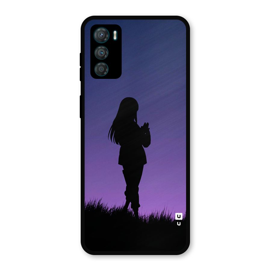 Hinata Shadow Metal Back Case for Moto G42