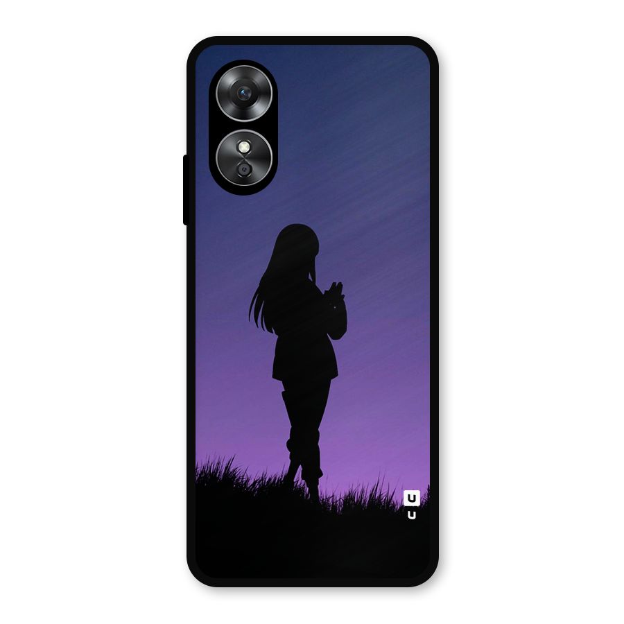 Hinata Shadow Metal Back Case for Oppo A17
