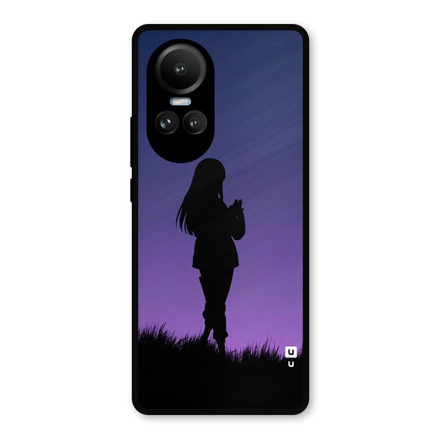 Hinata Shadow Metal Back Case for Oppo Reno10 Pro