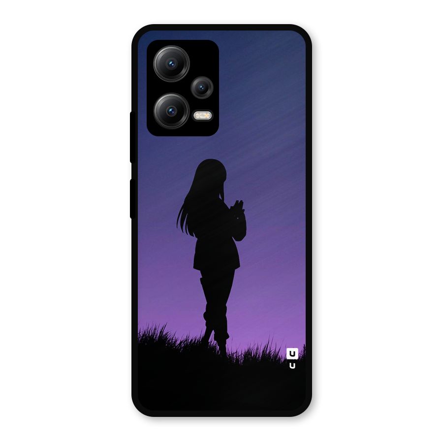 Hinata Shadow Metal Back Case for Poco X5