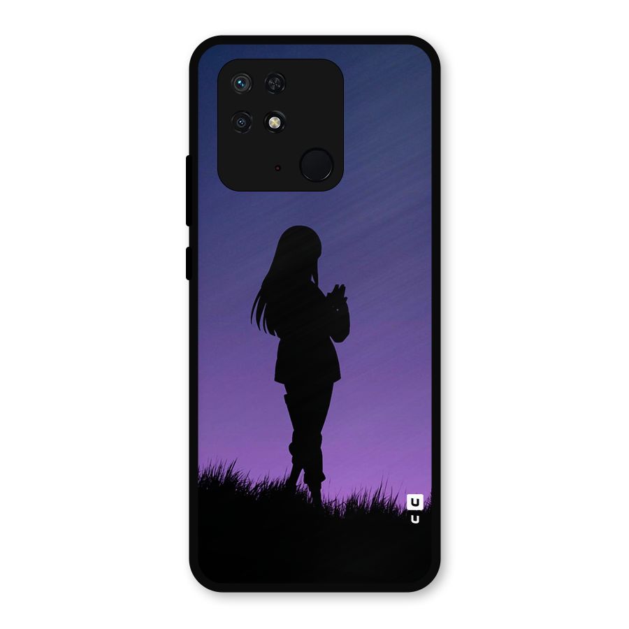 Hinata Shadow Metal Back Case for Redmi 10