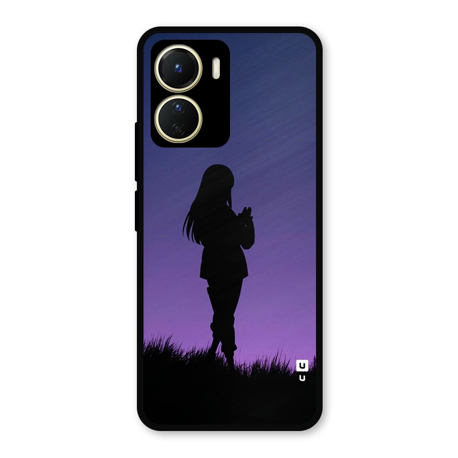 Hinata Shadow Metal Back Case for Vivo T2x