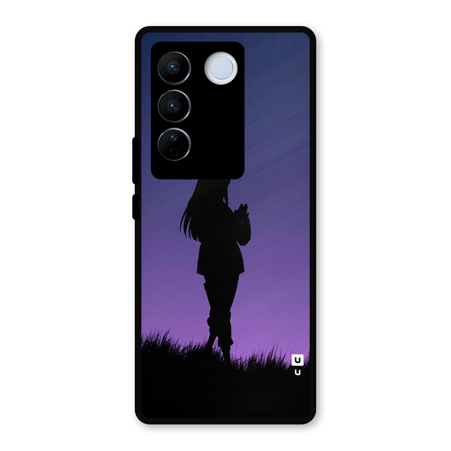 Hinata Shadow Metal Back Case for Vivo V27