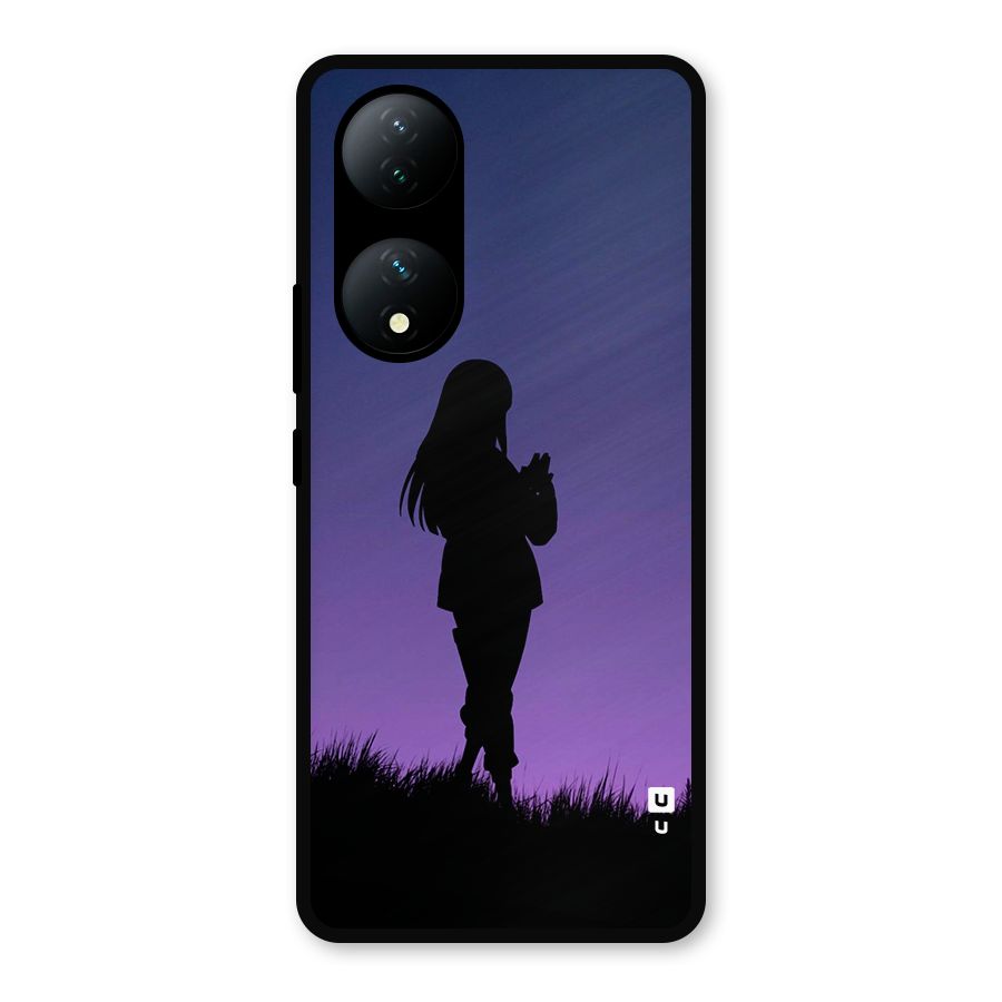 Hinata Shadow Metal Back Case for Vivo Y100