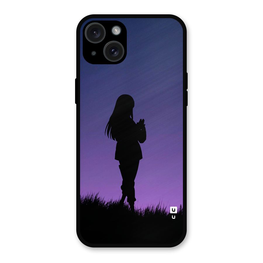 Hinata Shadow Metal Back Case for iPhone 15 Plus