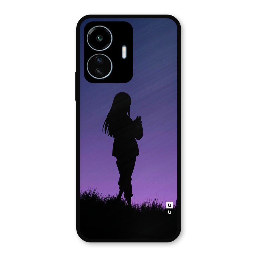 Hinata Shadow Metal Back Case for vivo iQOO Z6 Lite 5G