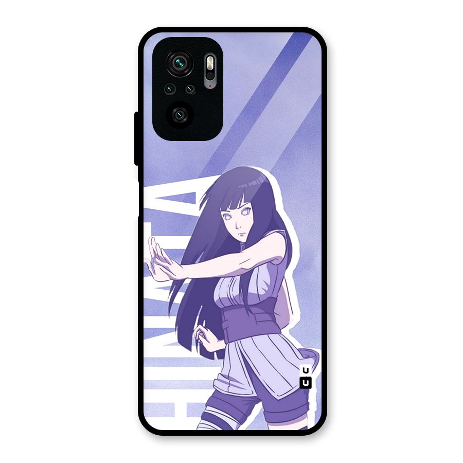 Hinata Stance Glass Back Case for Redmi Note 10S