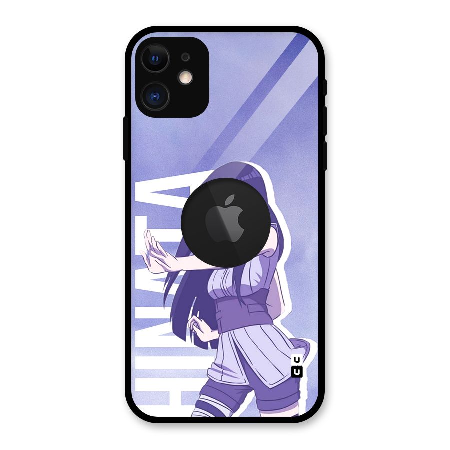 Hinata Stance Glass Back Case for iPhone 11 Logo Cut