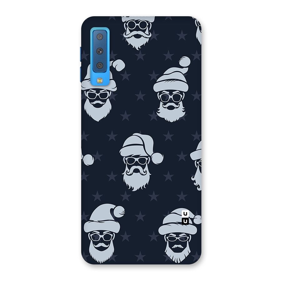 Hipster Santa Back Case for Galaxy A7 (2018)