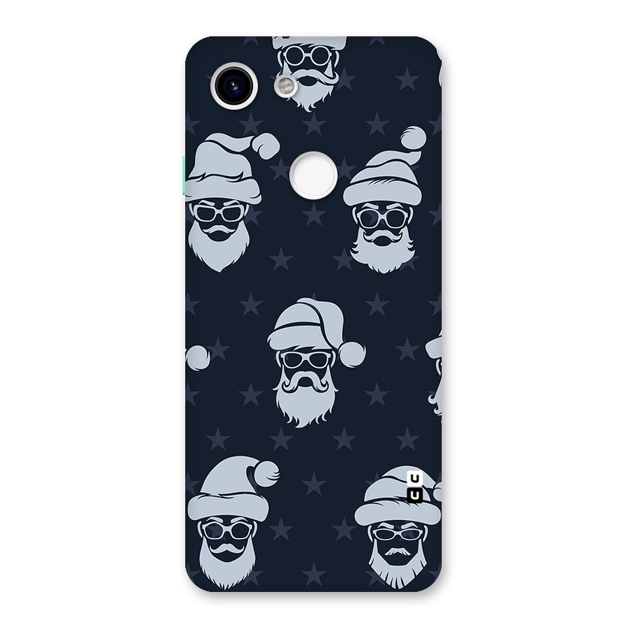 Hipster Santa Back Case for Google Pixel 3