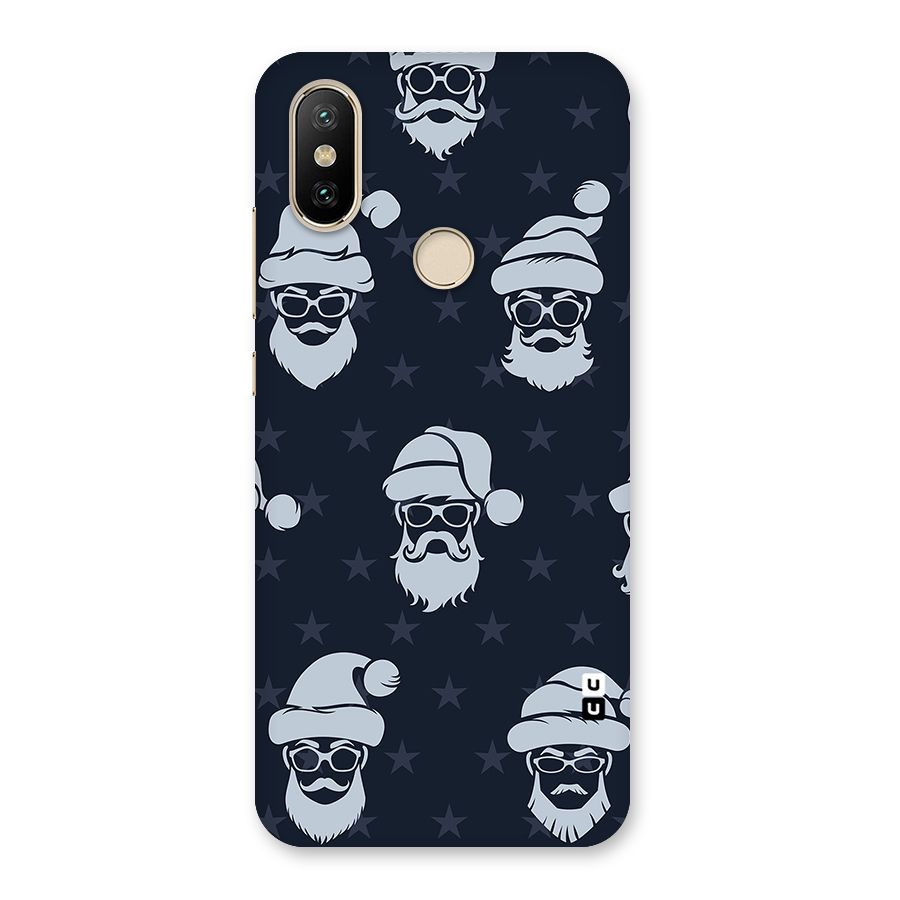Hipster Santa Back Case for Mi A2