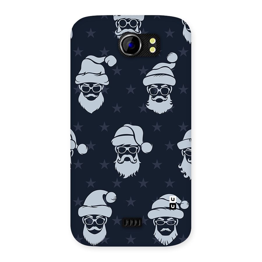 Hipster Santa Back Case for Micromax Canvas 2 A110
