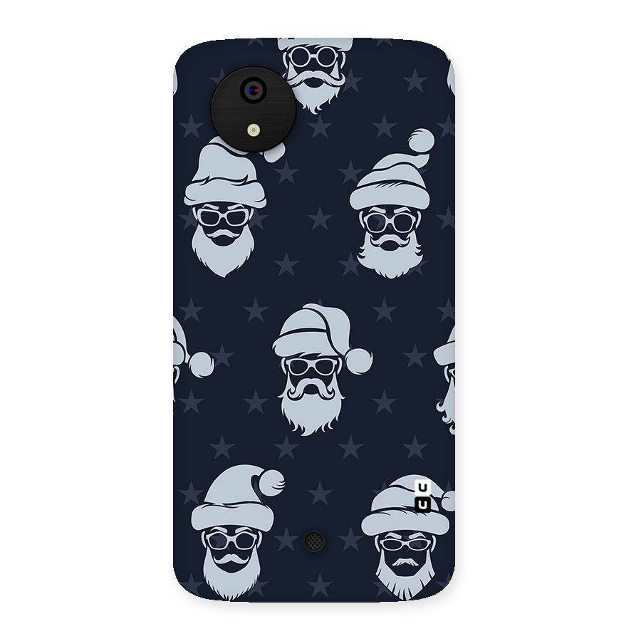 Hipster Santa Back Case for Micromax Canvas A1