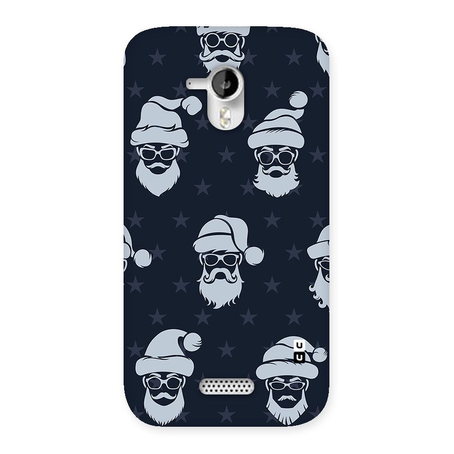Hipster Santa Back Case for Micromax Canvas HD A116