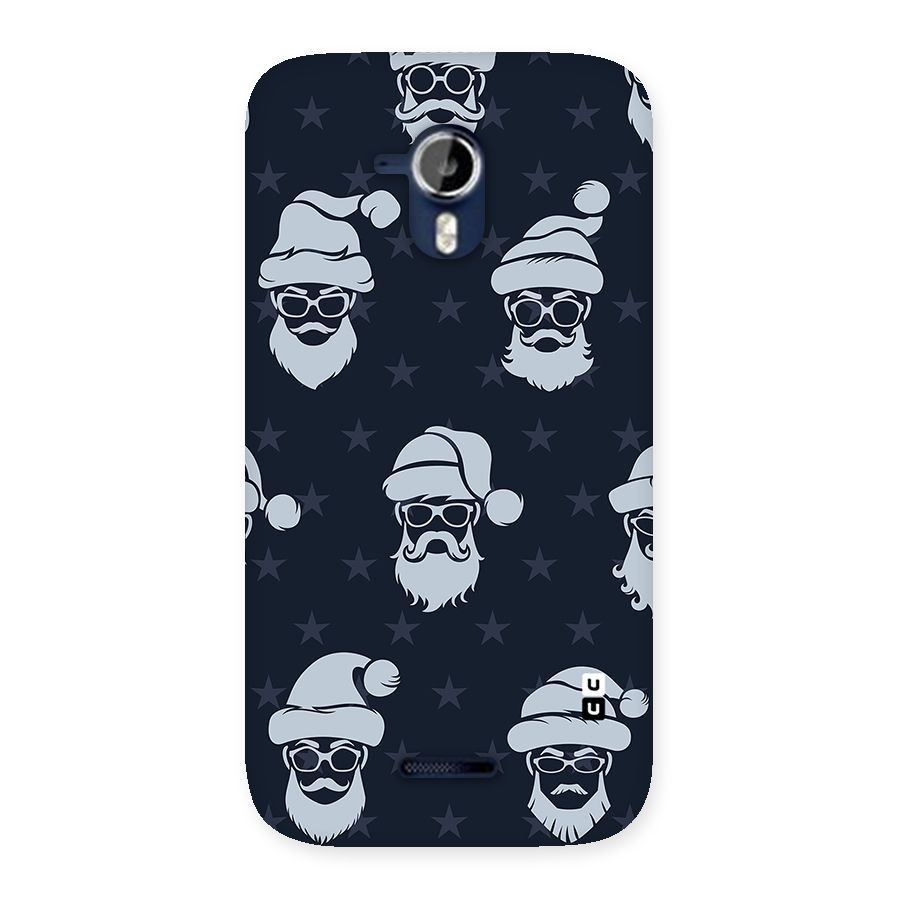 Hipster Santa Back Case for Micromax Canvas Magnus A117