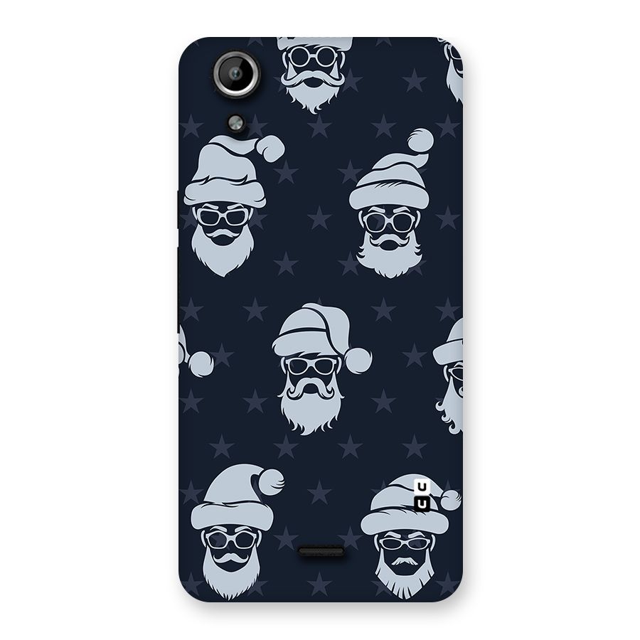 Hipster Santa Back Case for Micromax Canvas Selfie Lens Q345