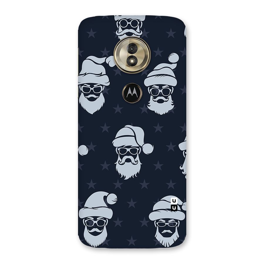 Hipster Santa Back Case for Moto G6 Play