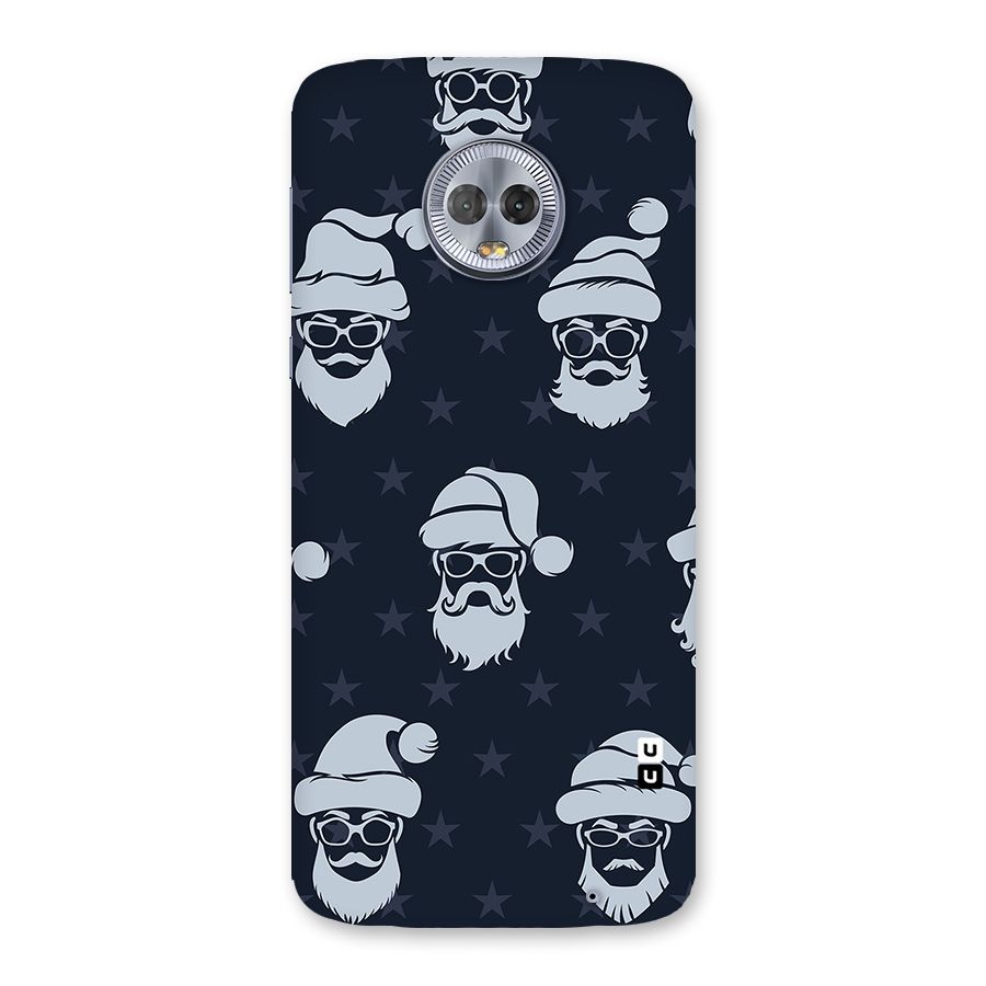 Hipster Santa Back Case for Moto G6 Plus
