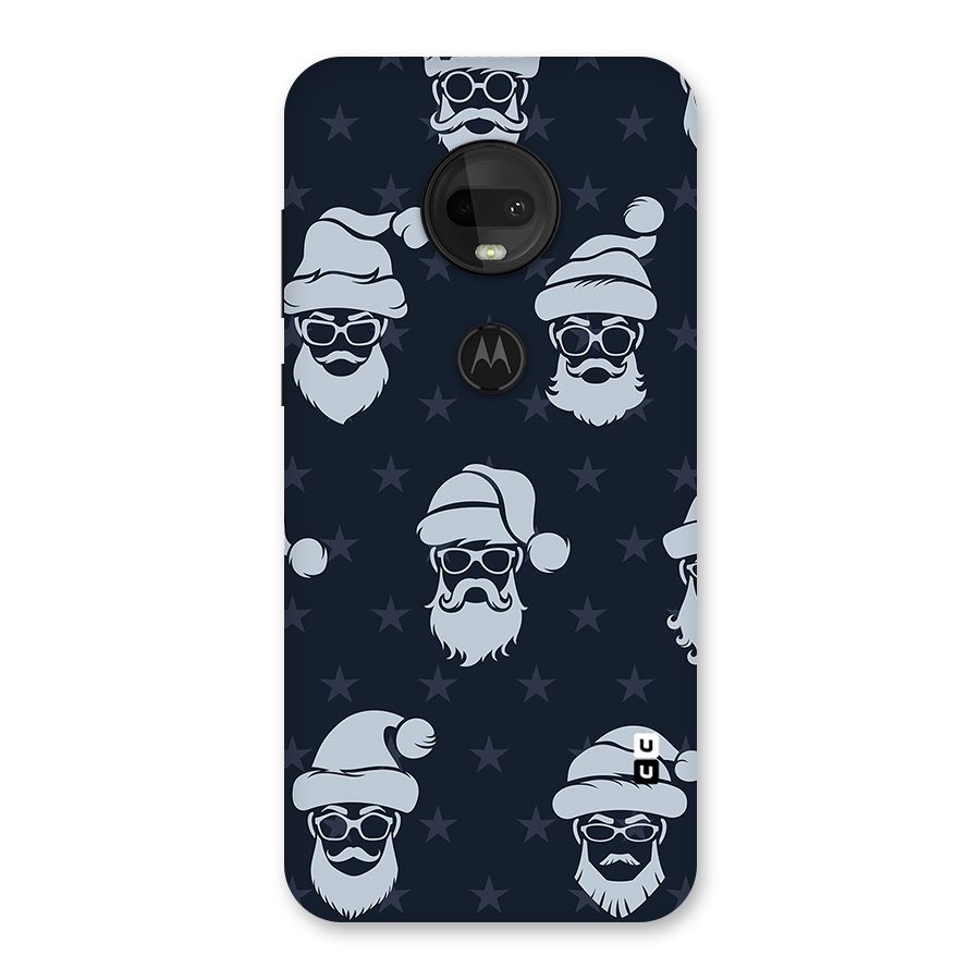 Hipster Santa Back Case for Moto G7
