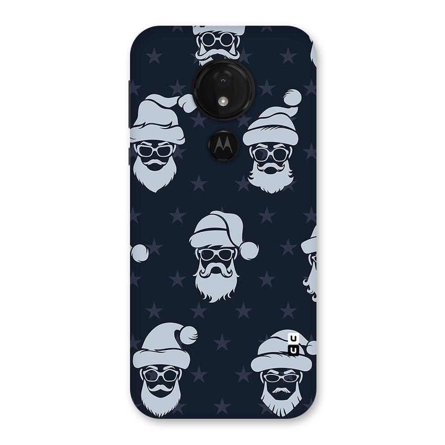 Hipster Santa Back Case for Moto G7 Power
