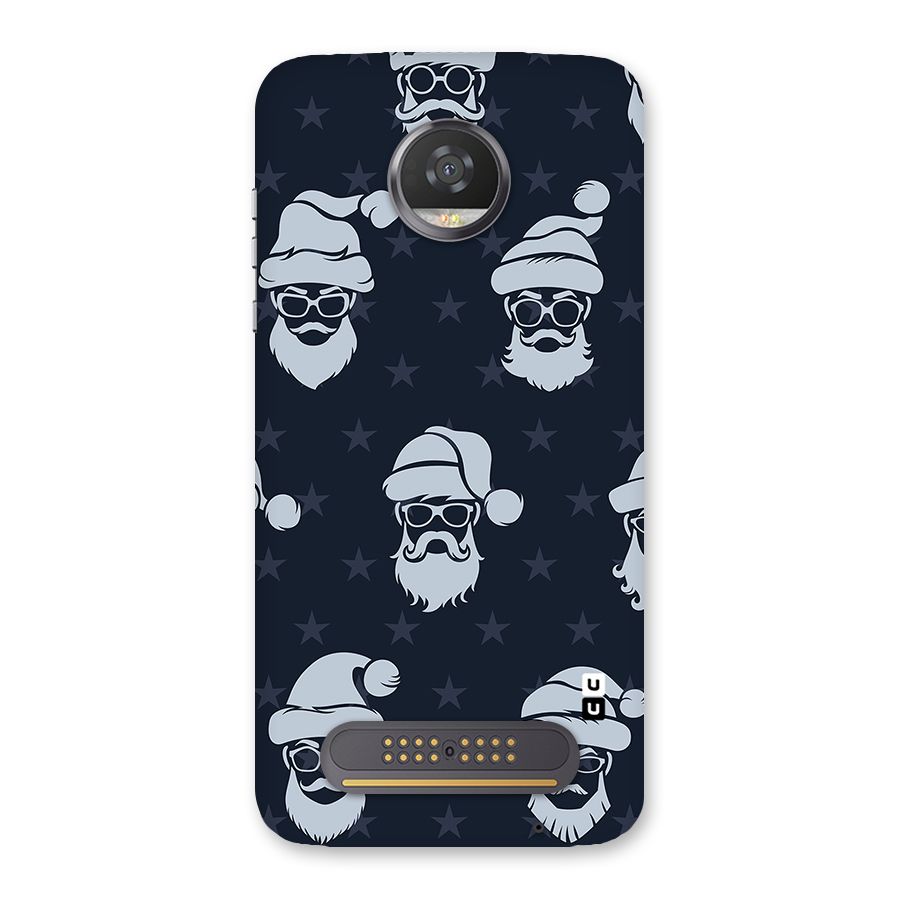 Hipster Santa Back Case for Moto Z2 Play
