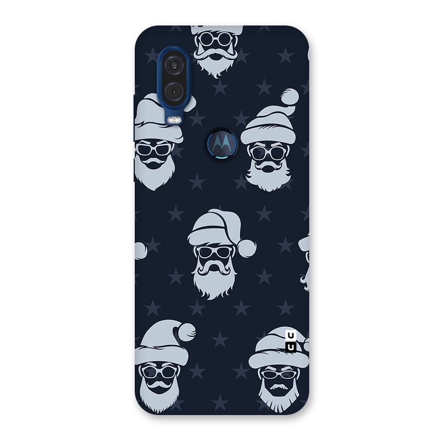 Hipster Santa Back Case for Motorola One Vision