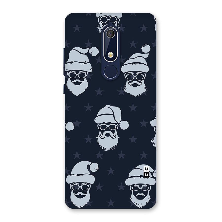 Hipster Santa Back Case for Nokia 5.1