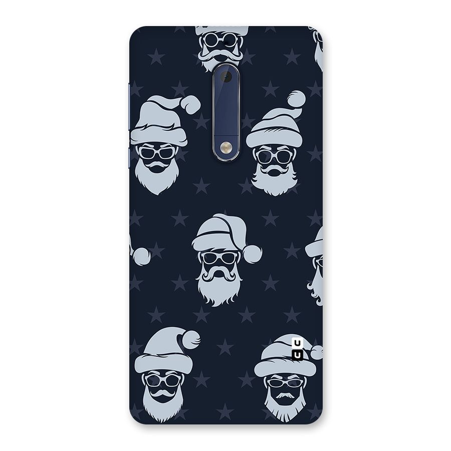 Hipster Santa Back Case for Nokia 5