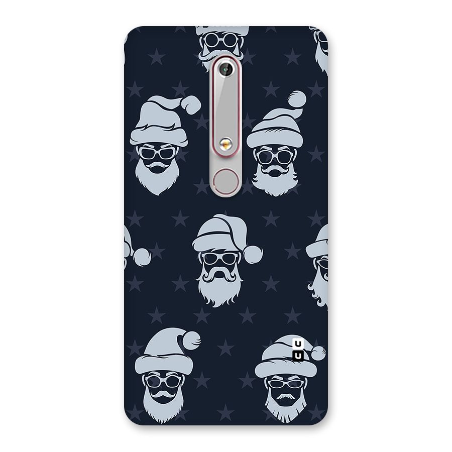 Hipster Santa Back Case for Nokia 6.1