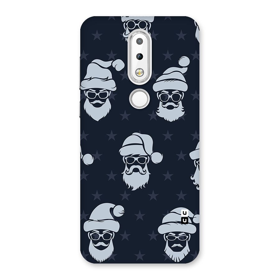 Hipster Santa Back Case for Nokia 6.1 Plus
