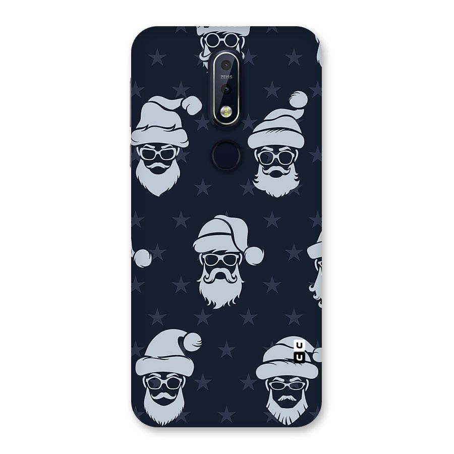 Hipster Santa Back Case for Nokia 7.1