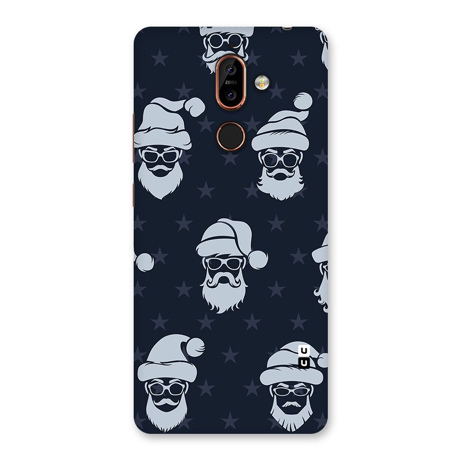 Hipster Santa Back Case for Nokia 7 Plus