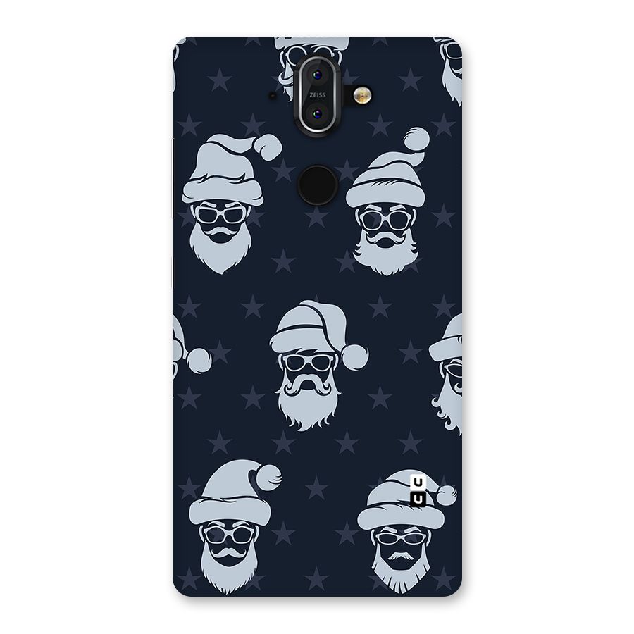 Hipster Santa Back Case for Nokia 8 Sirocco