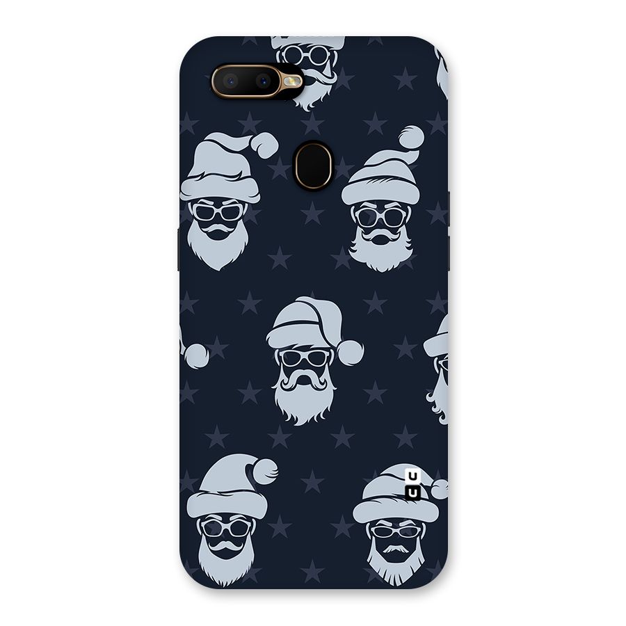 Hipster Santa Back Case for Oppo A5s