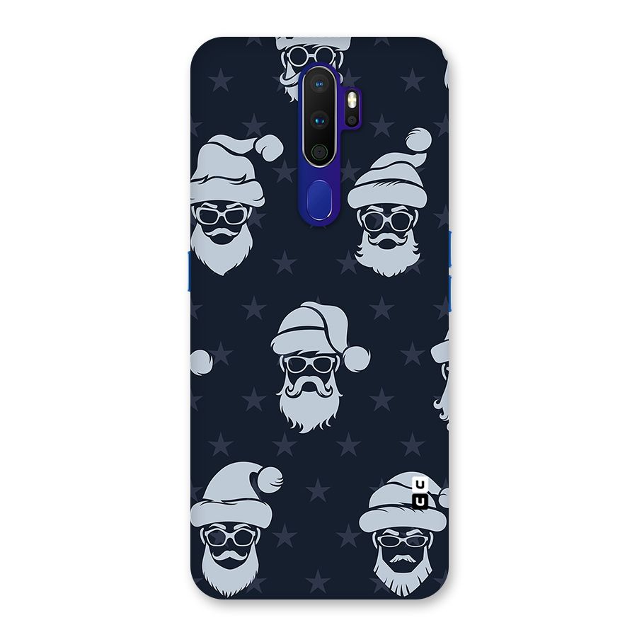Hipster Santa Back Case for Oppo A9 (2020)